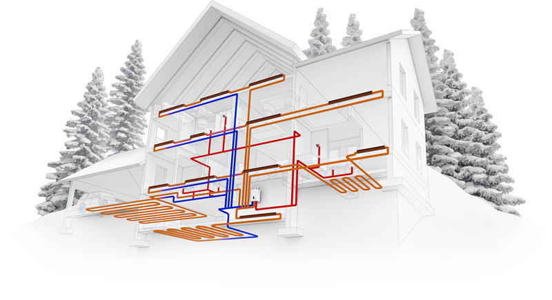 NCB-240/130H – Condensing Combi-Boiler – 199,000 BTU DHW / 130,000 BTU HTG Navien NCB-H Full House